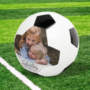 Personalisiertes Bestes Papa der Welt Foto   Fußball