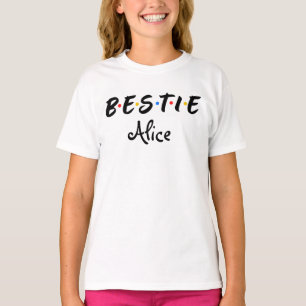Personalisiertes Bestie-BFF-T-Shirt T-Shirt