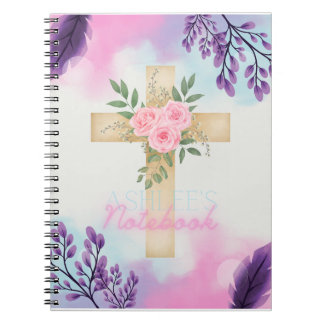 Personalisiertes Bibelstudio-Notebook - Aquarell Notizblock