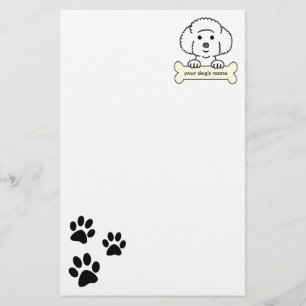 Personalisiertes Bichon Frise Briefpapier