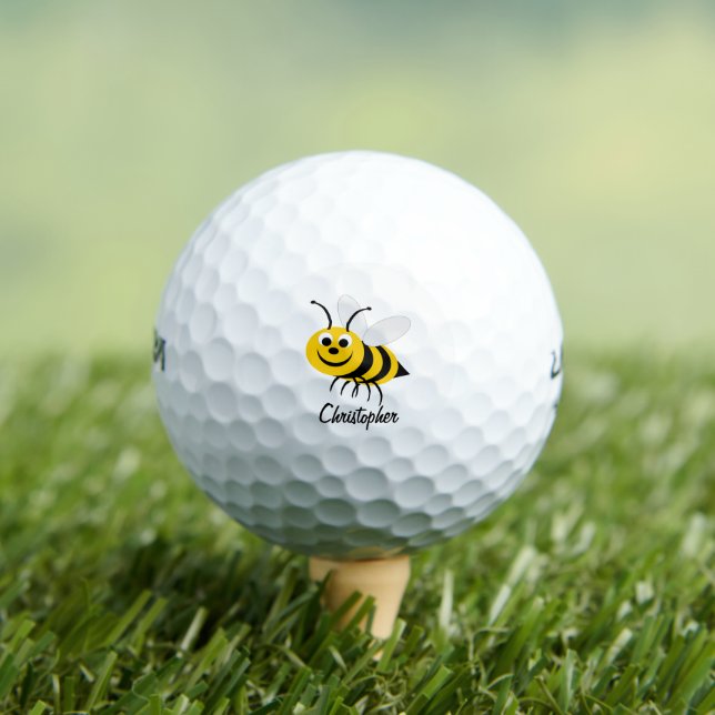 Personalisiertes Bienen-Design Golfball (Insitu T-Shirt)