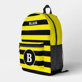 Personalisiertes Bienenmuster Druckausschnitt Ruck Bedruckter Rucksack