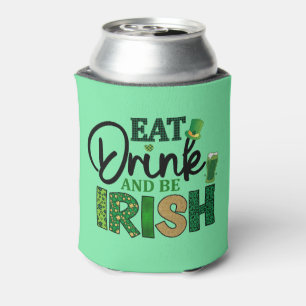 Personalisiertes Bier Cooler - Esst Drink irisch Dosenkühler