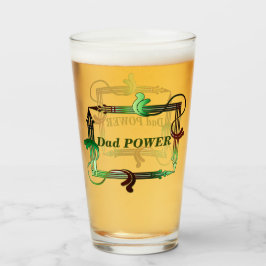 Personalisiertes Bier-Glas für Vater Glas