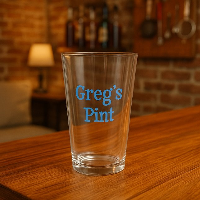 Personalisiertes Bier Glass-Geschenk für Ihn oder  Glas (Von Creator hochgeladen)