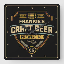 Personalisiertes Bieretikett Brauunternehmen Bar