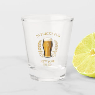 Personalisiertes Bierglas mit Individuelle Name Schnapsglas