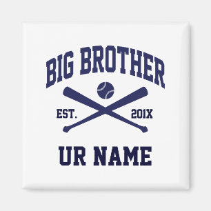 Personalisiertes Big Brother Baseball T-Shirt  Magnet
