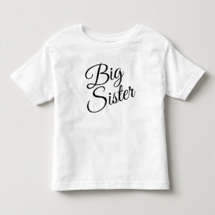 Personalisiertes Big Sister Baby T-Shirt
