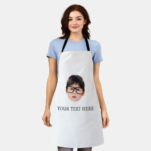 Personalisiertes Bild mit Textgeschenk für Zuhause Schürze