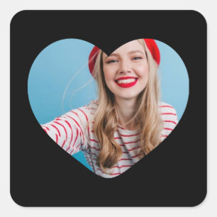 personalisiertes Bildaufkleber Quadratischer Aufkleber