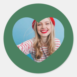 personalisiertes Bildaufkleber Runder Aufkleber
