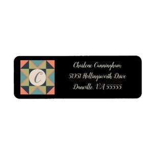 Personalisiertes Blank Barn Quilt Adressetikett