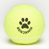 Personalisiertes Blatt Pet Name Hund