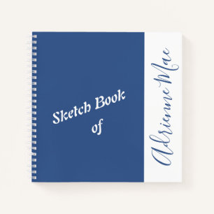 Personalisiertes Blaubuch und Weißbuch Notizbuch