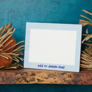 Personalisiertes Blautöne Landschaftsbild Foto Fotoplatte