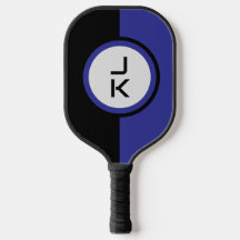 Personalisiertes Blue Black Pickleball Paddel