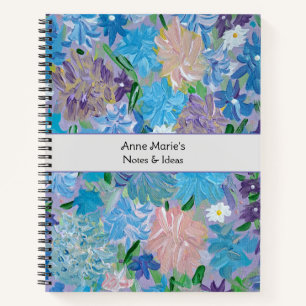 Personalisiertes Blue Haze-Notebook Notizbuch
