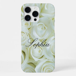 Personalisiertes Blumen-Design iPhone 16 Pro Max H Hülle