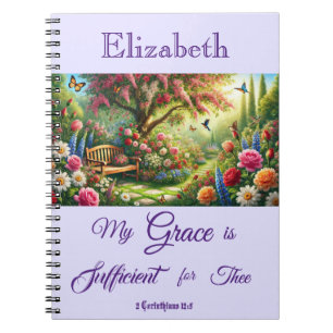 Personalisiertes Blumen-Foto-Notizbuch Notizblock
