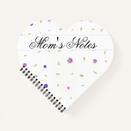 Personalisiertes Blumengeschenk für Mamas Notizbuch