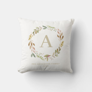 Personalisiertes Blumengeschenk Kissen