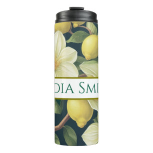 Personalisiertes Blumengetränk Thermosbecher