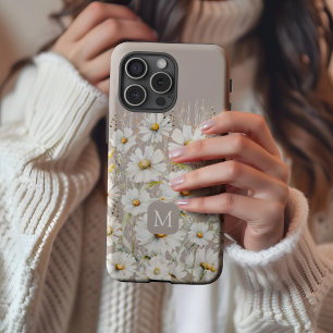 Personalisiertes Blumenmuster iPhone 16 Pro Max Hülle
