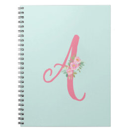 Personalisiertes BlumenNotebook Notizblock
