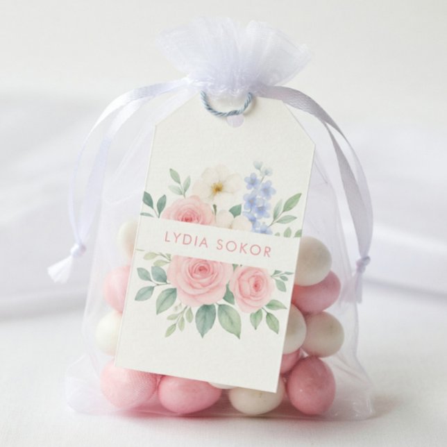 Personalisiertes Blumenwasser-Geschenkstück Geschenkanhänger (Von Creator hochgeladen)
