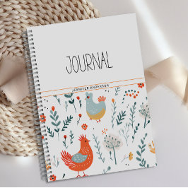 Personalisiertes Blumenzwiebelmagazin Notizbuch
