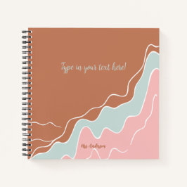 personalisiertes Bohemisches Geschenk Notizbuch