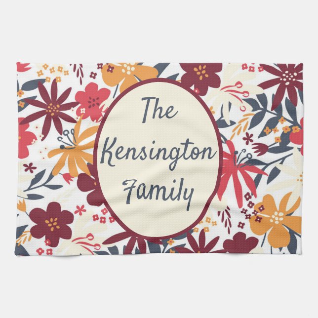 Personalisiertes Bohemisches Küchentuch (Horizontal)