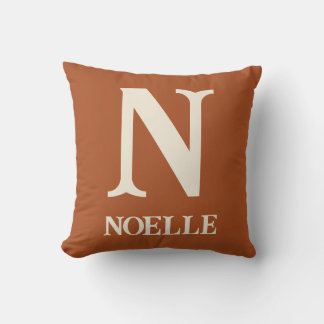 Personalisiertes Boho-Safari-Kinderzimmer-Monogram Kissen