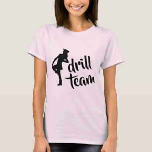 Personalisiertes Bohrgerät-Team-Mädchen T-Shirt