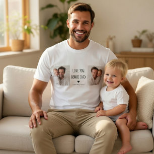 Personalisiertes Bonus-Daddy-Foto T-Shirt