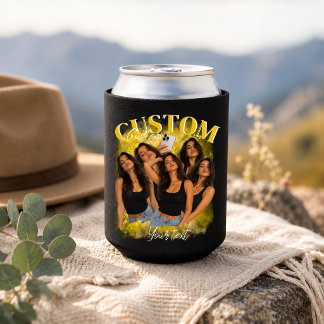 Personalisiertes Bootleg 90er Retro Freundin Vinta Dosenkühler