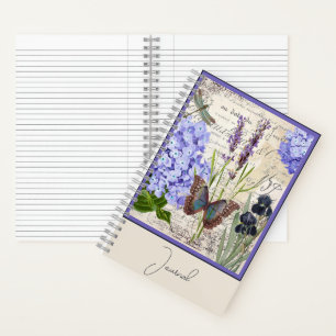 Personalisiertes botanisches Journal Notizbuch
