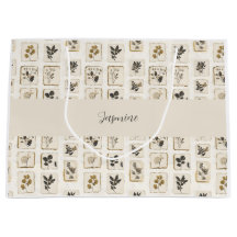 Personalisiertes botanisches Kräuter-Tissue-Papier