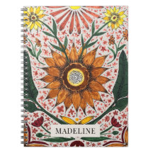 Personalisiertes botanisches Notizbuch
