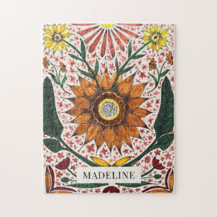 Personalisiertes botanisches Puzzle