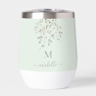 Personalisiertes botanisches Wasserfarben-Monogram