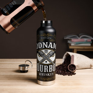 Personalisiertes Bourbon-Vintage-Gewehr-Whiskey-Et Trinkflasche