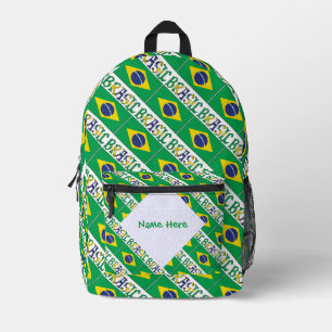 Personalisiertes Brasilien-Erbe Bedruckter Rucksack