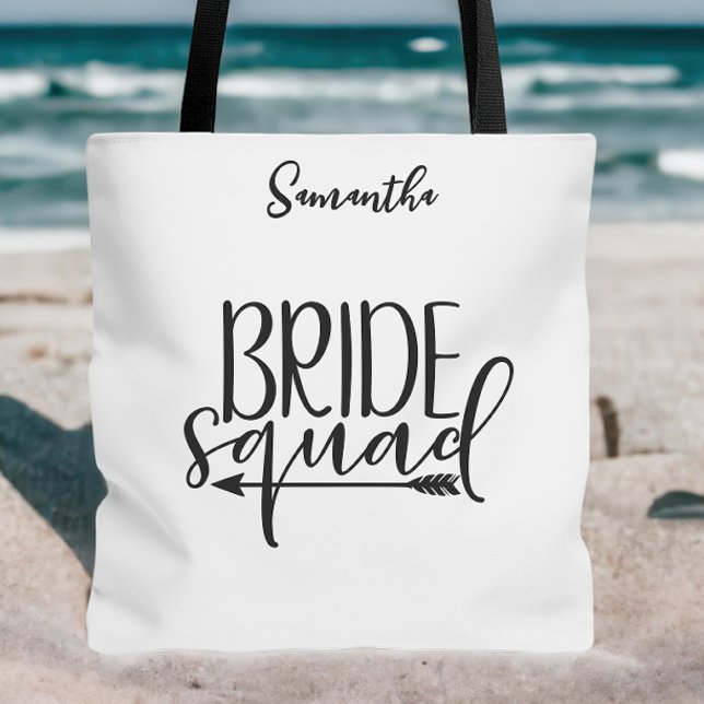 Personalisiertes Braut-Squad (Personalized Bride Squad Tote Bag)