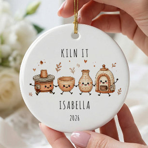 Personalisiertes Brennofen-Ornament für Töpferlieb Keramik Ornament
