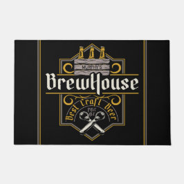 Personalisiertes BrewHouse Best Craft Bier Ale Bar Fußmatte
