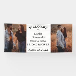 Personalisiertes Brunch & Bubbly Brautparty Willko Banner