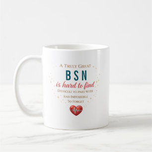 Personalisiertes BSN-Krankenpfleger-Würdigungszita Kaffeetasse