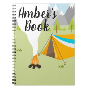 Personalisiertes Buch mit Camping
